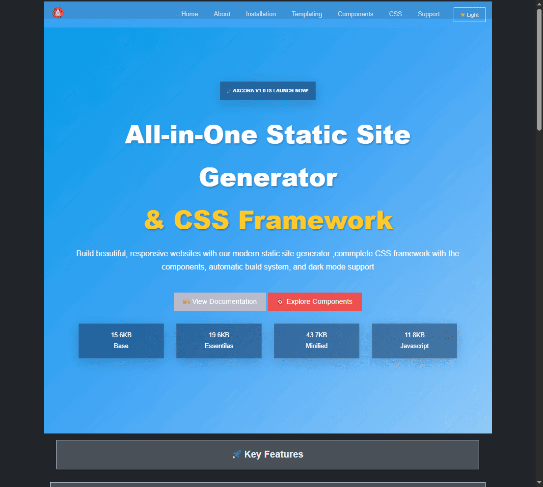 Axcora Corporate Themes