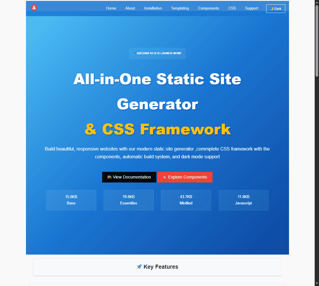 Axcora Corporate Themes