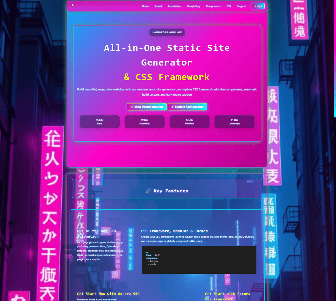 Axcora Cyberpunk Themes