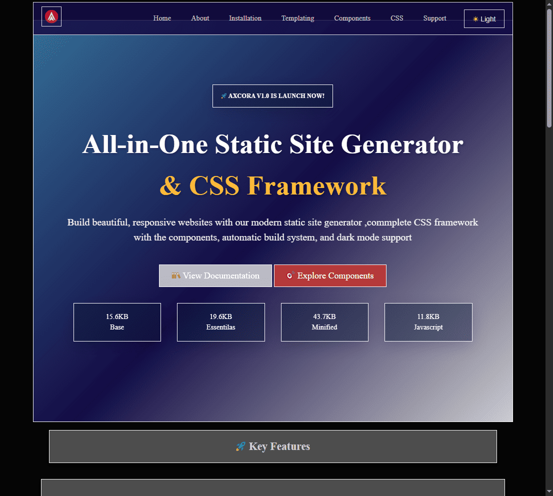 Axcora Dark Themes